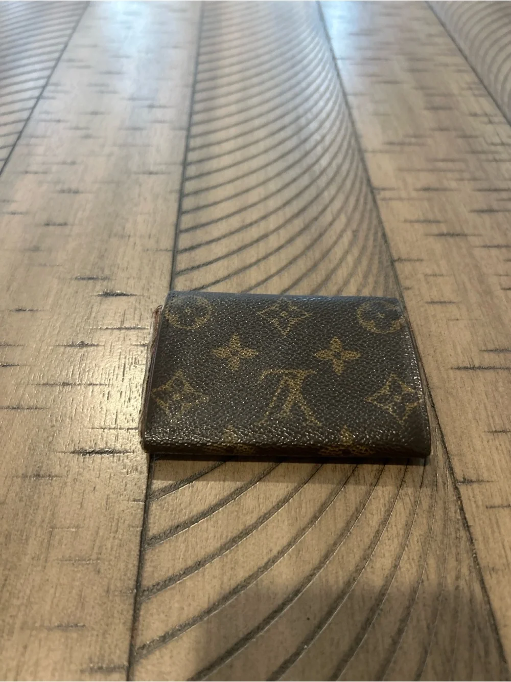 Louis Vuitton Brown Monogram Snap Card Holder